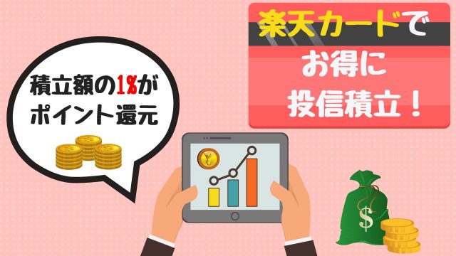 楽天カードの投資信託積立でポイント還元