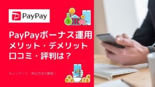 PayPayボーナス運用
