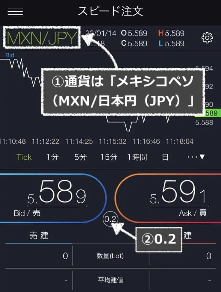 スピード注文の設定（5項目）を確認｜DMM FX