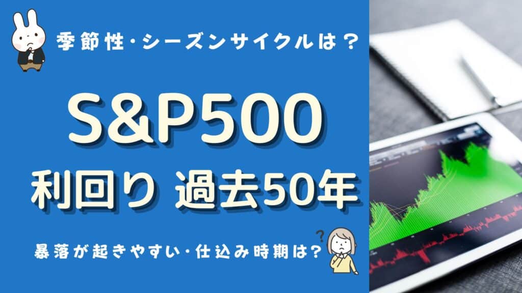 s&p500 利回り 過去50年